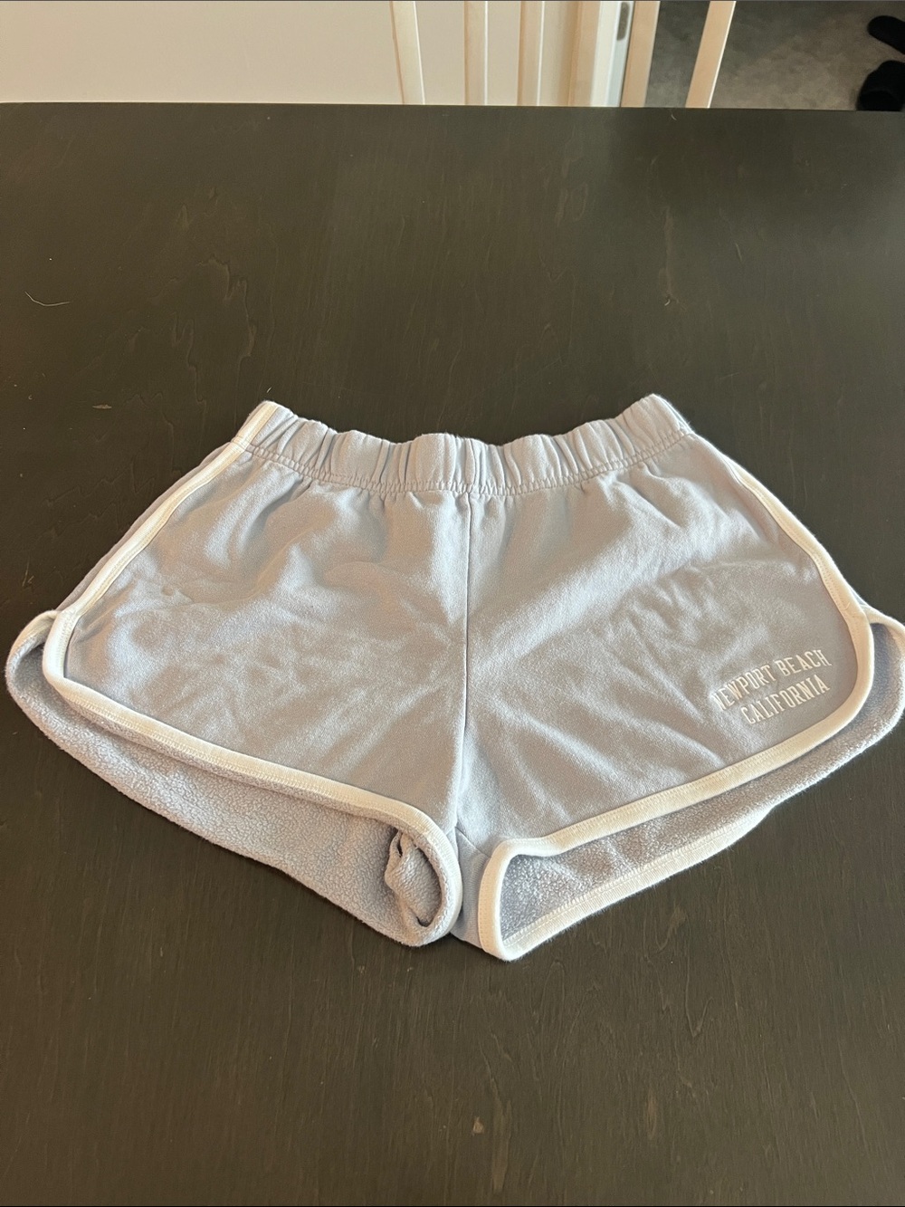 Brandy Melville Light Blue Terry Lounge Shorts